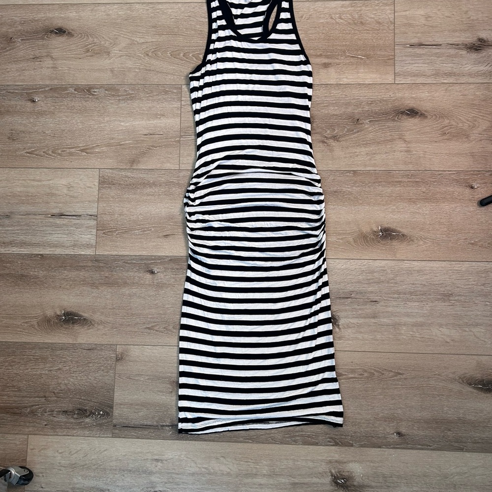 Halogen Black and White Sleeveless Bodycon Dress